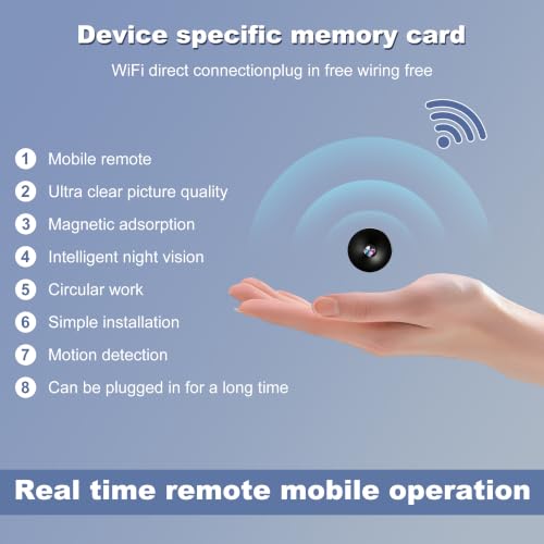 DOEMTYAT Mini Hidden WiFi Camera with Night Vision — main product image
