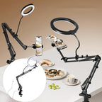 Generic Overhead Ring Light with Adjustable Desk Clamp