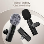 Labstandard Dual Wireless Lavalier Microphone for iPhone