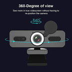 DDYYDS Plug-and-Play Webcam with Built-In Privacy Cover