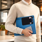 Gsbnjuy Adhesive Hard Drive Sleeve with Dual Pockets
