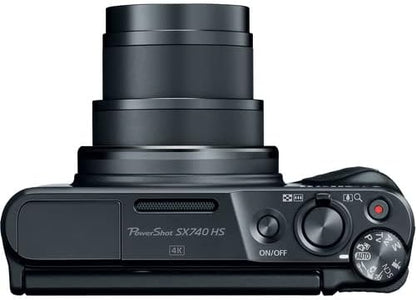 Canon PowerShot SX740 HS 40x Zoom Digital Camera Bundle Renewed