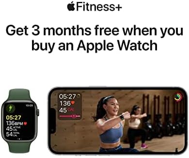 Apple Series 7 Watch (GPS, 45mm) Red Aluminum (Renewed)