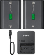 Sony NP-FZ100 Battery Charging Bundle for Alpha a7/a9 Series