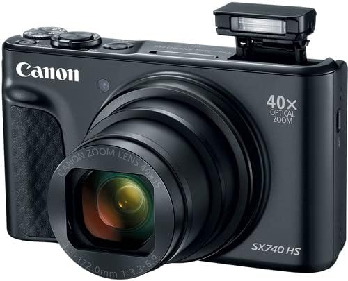 Canon PowerShot SX740 HS 40x Zoom Digital Camera Bundle Renewed