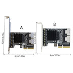 JINPIAOPIAO Gen3 8-Drive SFF-8087 Internal Storage Expansion Card