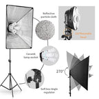 XJPWZER Photo Studio Lighting Kit with Chroma Key Backdrops