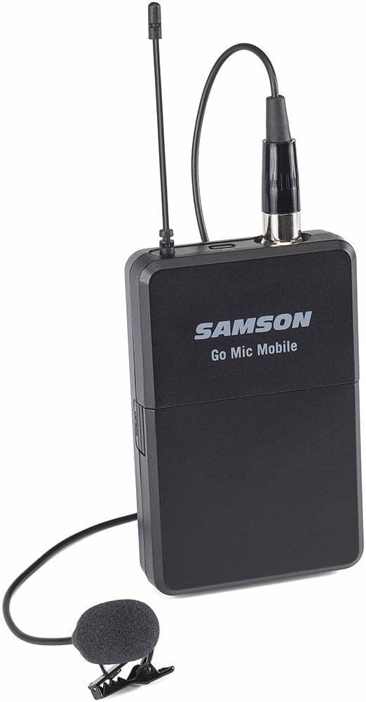 Samson SWGMMLAV Go Mic Mobile Beltpack Transmitter LM8 Lavalier