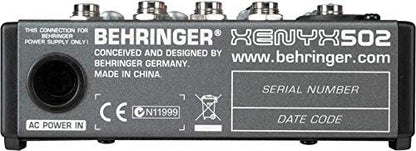 Behringer 502 XENYX 5-Input Premium Mixer with Mic Preamp