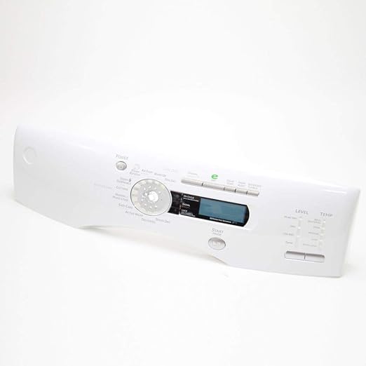 GE WE19M1656 Cntrl Pnl Asm Wh Aftermarket Part — main product image