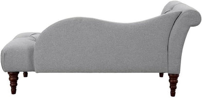 Lexicon Blue Hill Traditional Fabric Chaise - Dove Gray