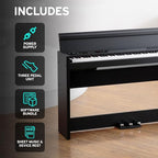 Korg LP-380-RW-U 88-Key Digital Home Piano Weighted Keyboard