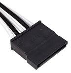 Corsair CP-8920191 Premium Sleeved SATA Cable White/Black