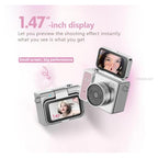 NKVADZBSFEP 2K Flip-Screen Mini Thumb Camcorder