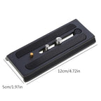 Yhplxyuus Aluminum Quick-Release Tripod Plate for Manfrotto 577/701