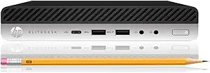 HP EliteDesk 800 G3 Mini Desktop: i7-6700T, 16GB, 1TB SSD (Renewed)