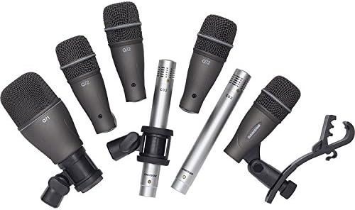 Samson DK707 7-Piece Drum Mic Kit - with Stands & Cables