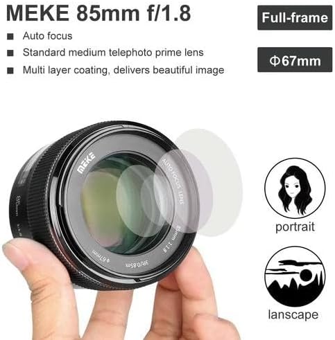 Meike 85mm F1.8 STM Auto Focus Sony E-Mount Lens