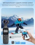 Hj HJ05 4K Handheld Pocket Vlogging Camcorder