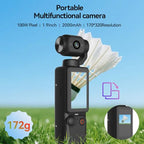 boxidixi Handheld 1080P Pocket Camera with Rotating Lens