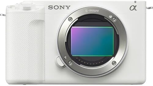 Sony ILCZVE1/W ZV-E1 Mirrorless Camera White Bundle