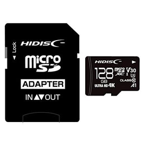 HIDISC 128GB microSDXC UHS-I Class 10 Memory Card