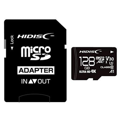 HIDISC 128GB microSDXC UHS-I Class 10 Memory Card