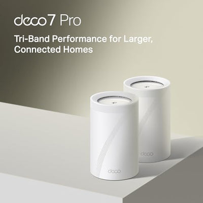 TP-Link Deco 7 Pro BE14000 Wi-Fi 7 Tri-Band Mesh System