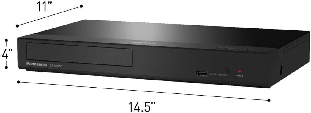 Panasonic DP-UB150 4K Blu-ray Player HDR10 Plus Renewed