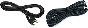Monoprice RCA Extension Cable 12ft Male-Female Audio — main product image