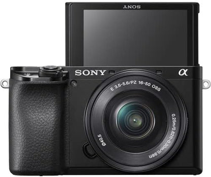 Sony a6100 Mirrorless Camera ILCE6100L/B Lens Bundle Renewed