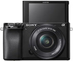 Sony a6100 Mirrorless Camera 16-50mm Lens Bundle (Renewed)