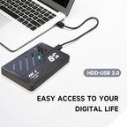 Bloepum Portable External Hard Drive with USB 3.0 SuperSpeed