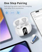 XIAOWTEK S58 Wireless Earbuds with LED Charging Case Display