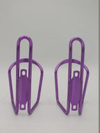 Gravity Aluminum Alloy Water Bottle Cage - Purple Pair