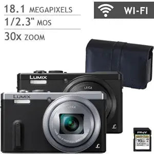Panasonic DMCZS40S-RB Digital Camera (Refurbished)