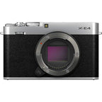 Fujifilm X-E4 Silver Mirrorless Camera Bundle