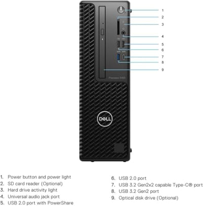 Dell Precision 3450 Small Form Factor Business Desktop, Renewed