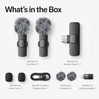 Mini Mic Pro Rechargeable Wireless Lavalier Microphone