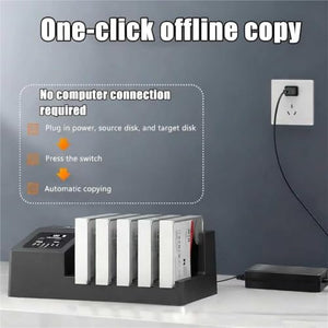 Generic 5-Bay USB-C HDD Enclosure with Offline Cloning