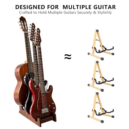 DIDA Wooden Multi-Guitar Stand for Three Instruments — main product image
