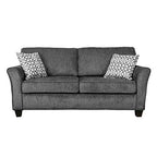 Lexicon 194840112167 Mineola Gray Chenille Flared Loveseat