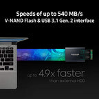 Samsung T5 250GB Portable USB 3.1 SSD (Renewed)