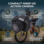 Dpofirs 1080P HD Action and Sports Camera with Webcam Mode