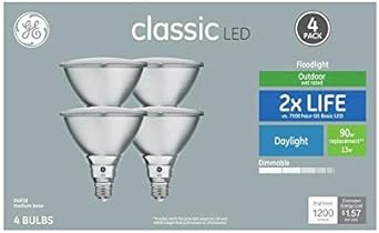 GE Classic 90-Watt LED Par38 Daylight Bulb 4-Pack — main product image