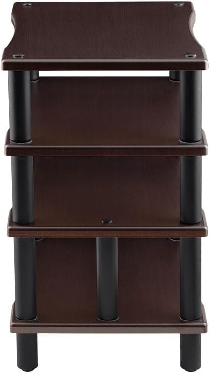 Monoprice 139167 Monolith 4 Tier Audio Stand XL Espresso