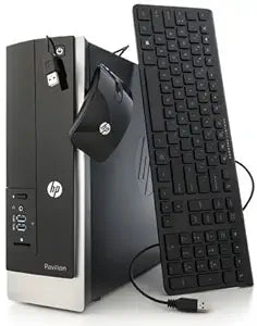 HP Pavilion Slimline Desktop Intel J2900, 8GB, 1TB HDD (Renewed) — main product image