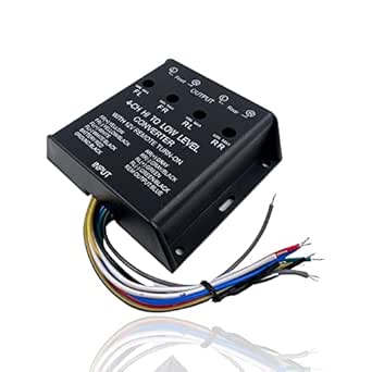 Gravity GR-HL4 4-Channel Car Audio Line Converter - RCA Output