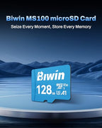 BIWIN MS100 128GB microSDXC UHS-I U3 V30 Memory Card
