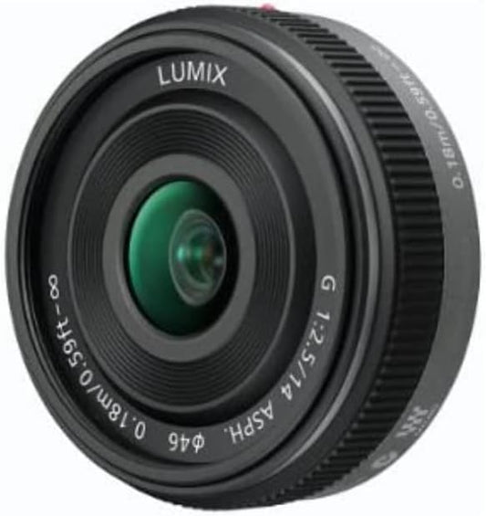 Panasonic H-H014E Lumix G 14mm F2.5 Pancake Lens